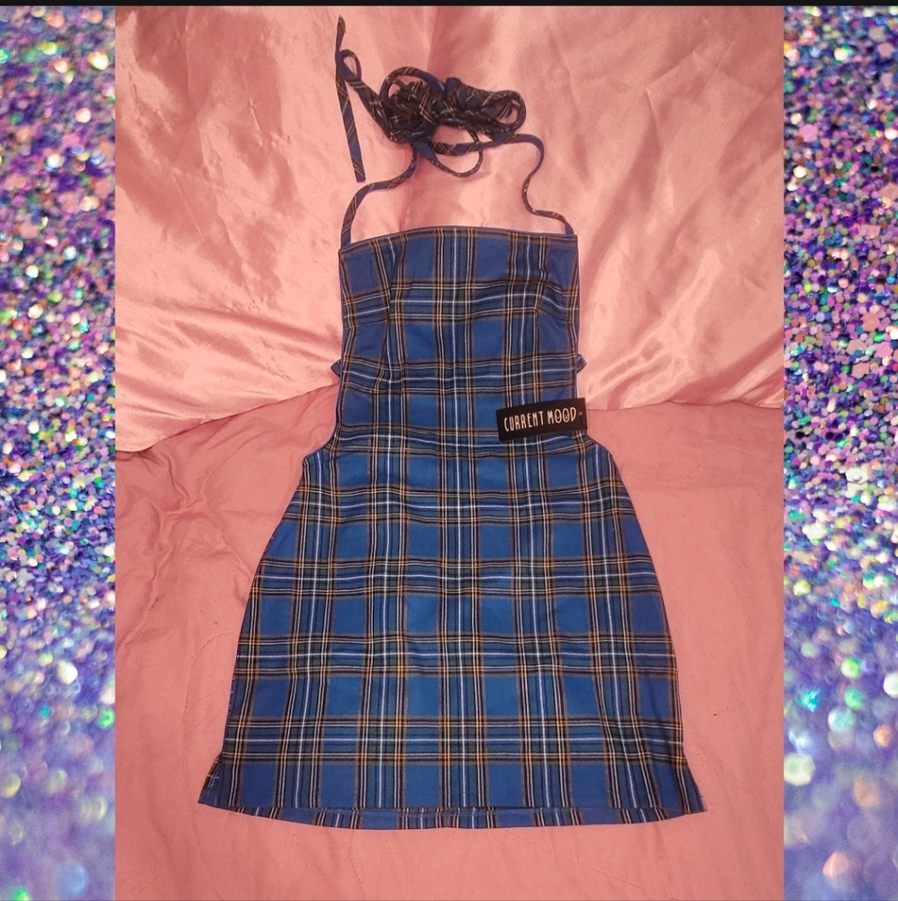 Class Catastrophe Plaid Mini Dress